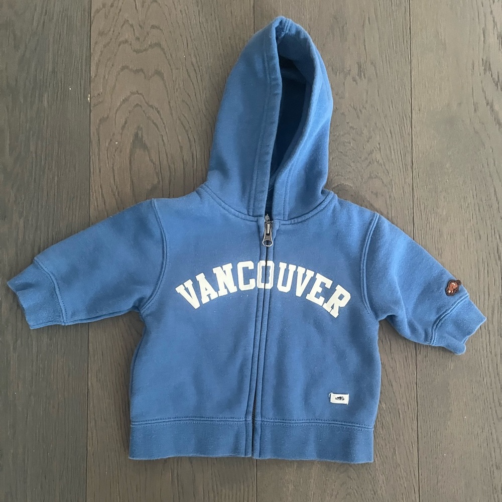 Roots kids Vancouver hoodie 6-12M VGUC